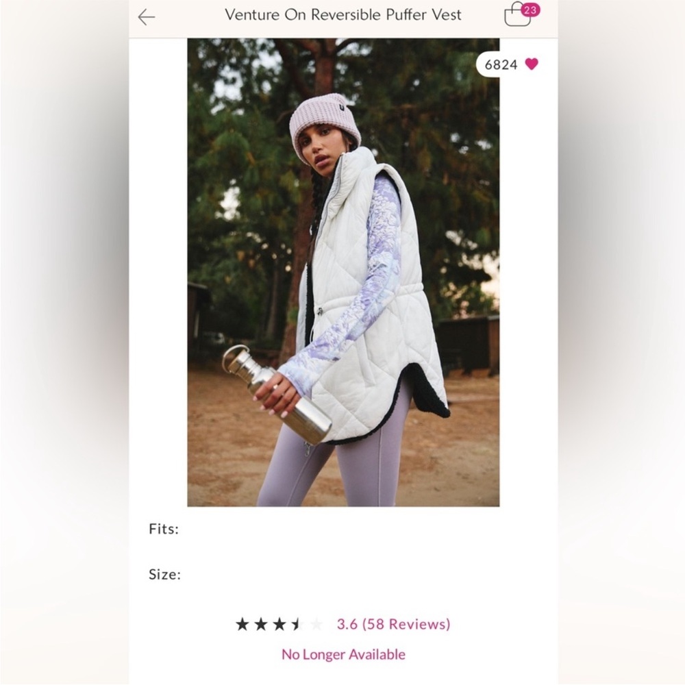 FP Movement by Free People Venture on reversible puffer vest